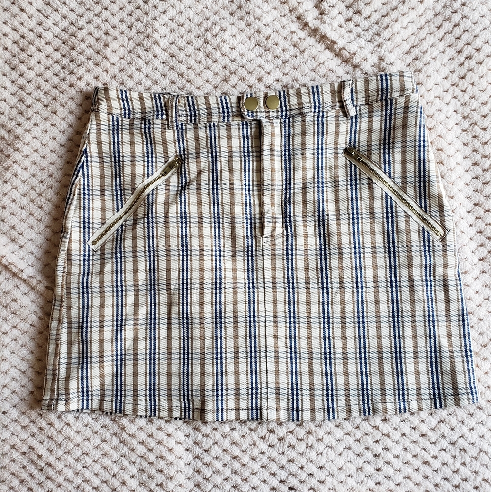 Plaid Mini Skirt